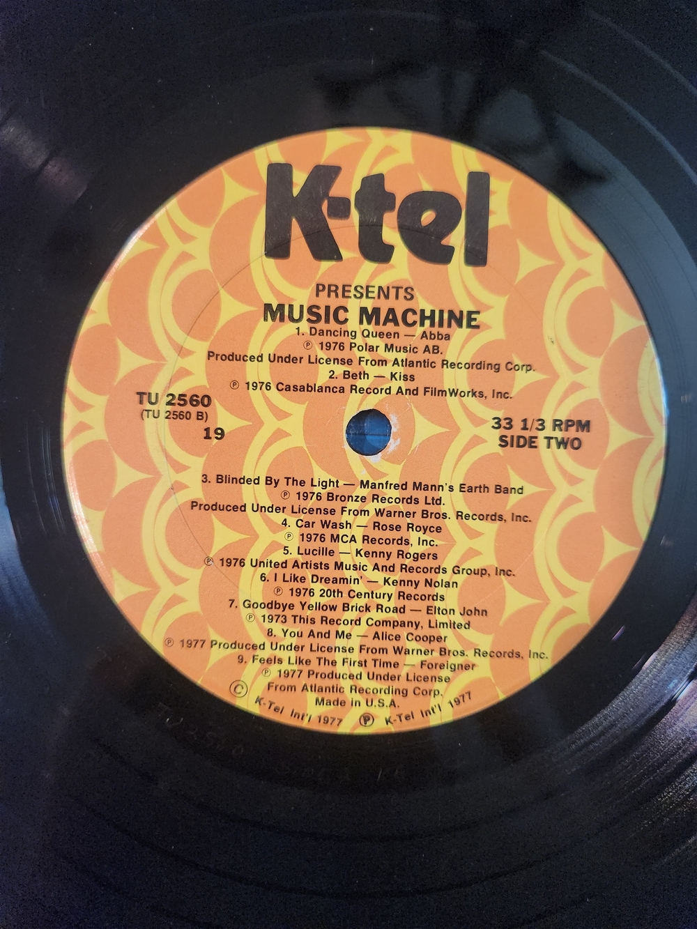 Music Machine Vintage Vinyl Record